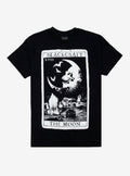 BlackCraft The Moon Tarot Card T-Shirt | Trending Graphic Tee For Fans