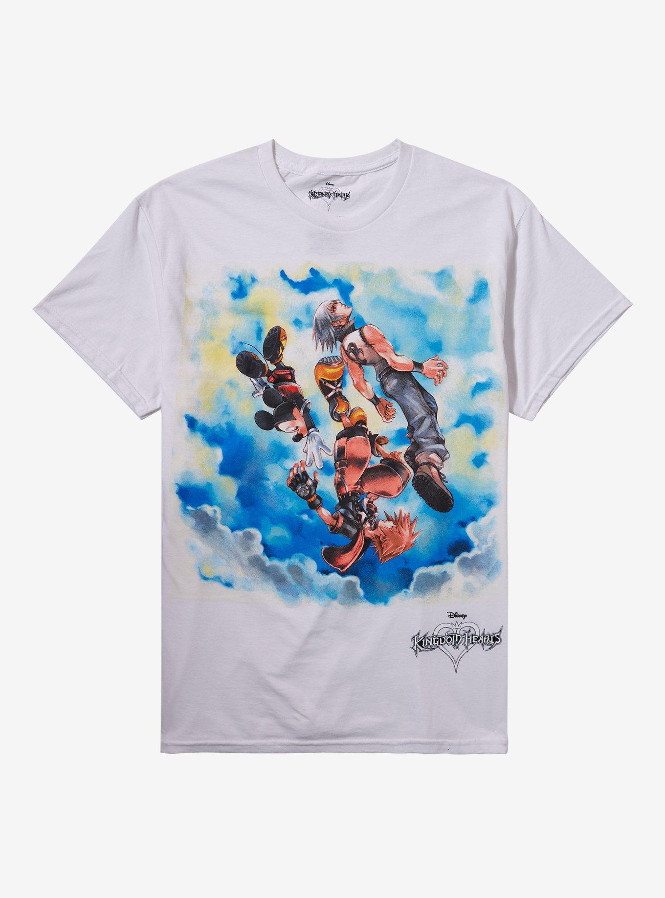 Disney Kingdom Hearts Trio Sky Girls T-Shirt | Trending Graphic Tee For Fans