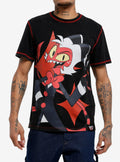 Helluva Boss Moxxie Jumbo Print T-Shirt | Trending Graphic Tee For Fans