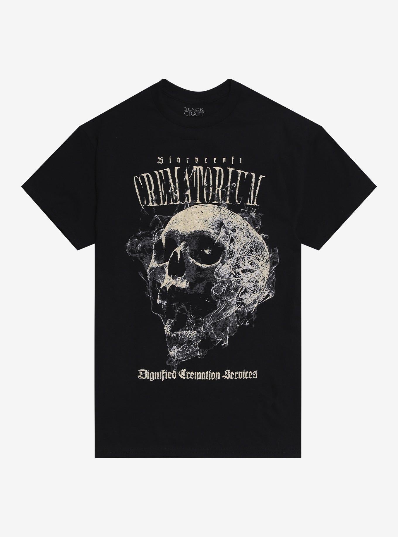 BlackCraft Crematorium Skull T-Shirt | Trending Graphic Tee For Fans
