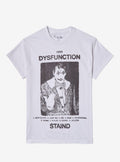 Stained Dysfunction Boyfriend Fit Girls T-Shirt | Trending Graphic Tee For Fans