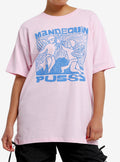 Mannequin Pussy Angels Girls Oversized T-Shirt | Trending Graphic Tee For Fans