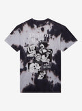The Grim Adventures Of Billy & Mandy Collage Tie-Dye Girls T-Shirt | Trending Graphic Tee For Fans