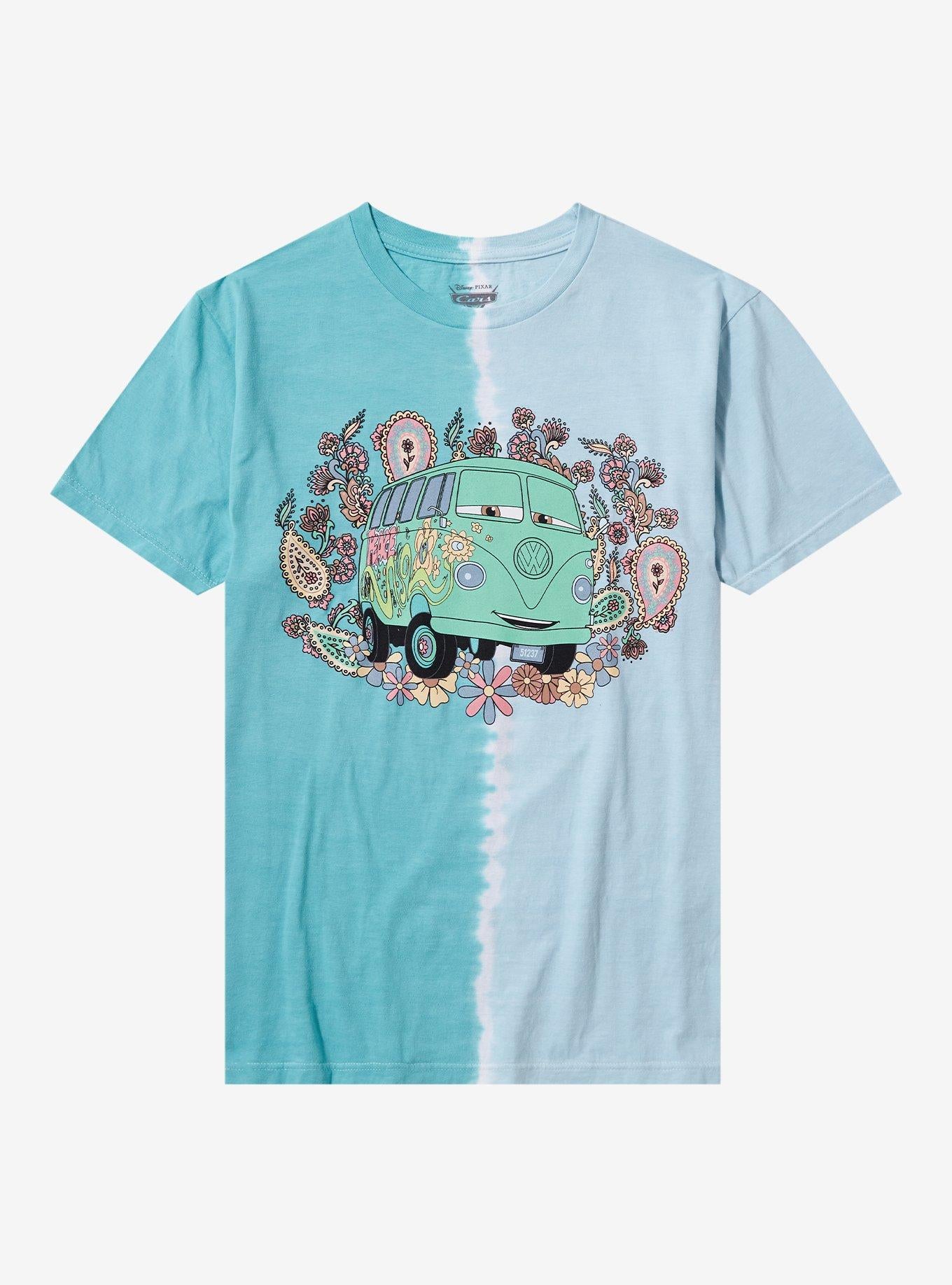 Disney Pixar Cars Fillmore Tie-Dye Girls T-Shirt | Trending Graphic Tee For Fans