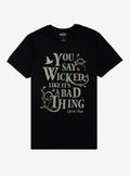 Wicked Bad Thing Girls T-Shirt | Trending Graphic Tee For Fans