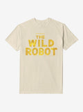 The Wild Robot Title Logo Garment Dye T-Shirt | Trending Graphic Tee For Fans