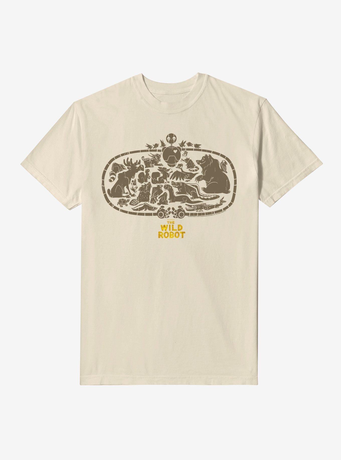 The Wild Robot Nature Hugs Garment Dye T-Shirt | Trending Graphic Tee For Fans