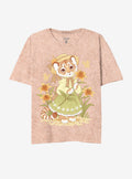 Tiger Flower Girl Tie-Dye Relaxed Fit Girls By Little Celesse T-Shirt | Trending Graphic Tee For Fans