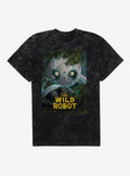 The Wild Robot Wilderness Poster Mineral Wash T-Shirt | Trending Graphic Tee For Fans