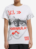 Formula 1 Racing Boyfriend Fit Girls T-Shirt | Trending Graphic Tee For Fans