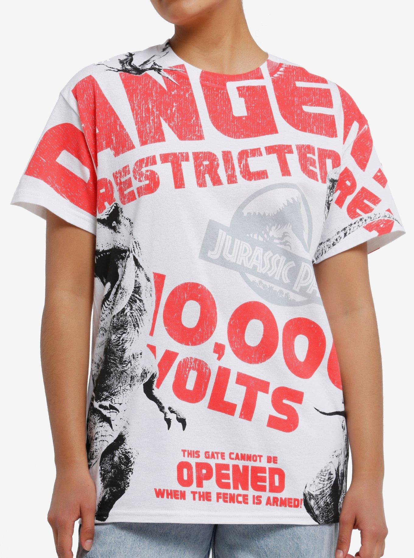 Jurassic Park Danger Dinosaurs Girls T-Shirt | Trending Graphic Tee For Fans