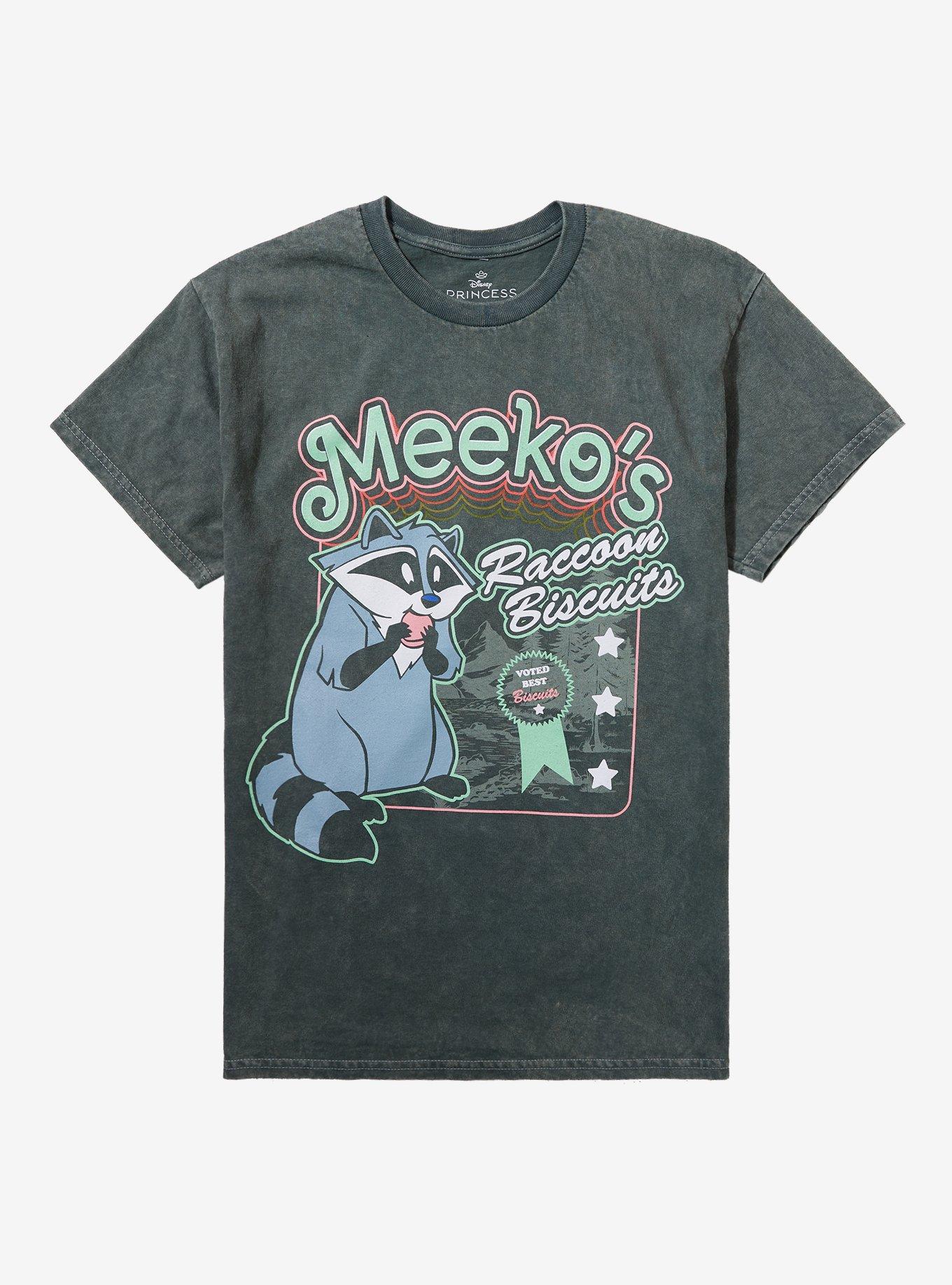 Disney Pocahontas Meeko Biscuits Girls T-Shirt | Trending Graphic Tee For Fans