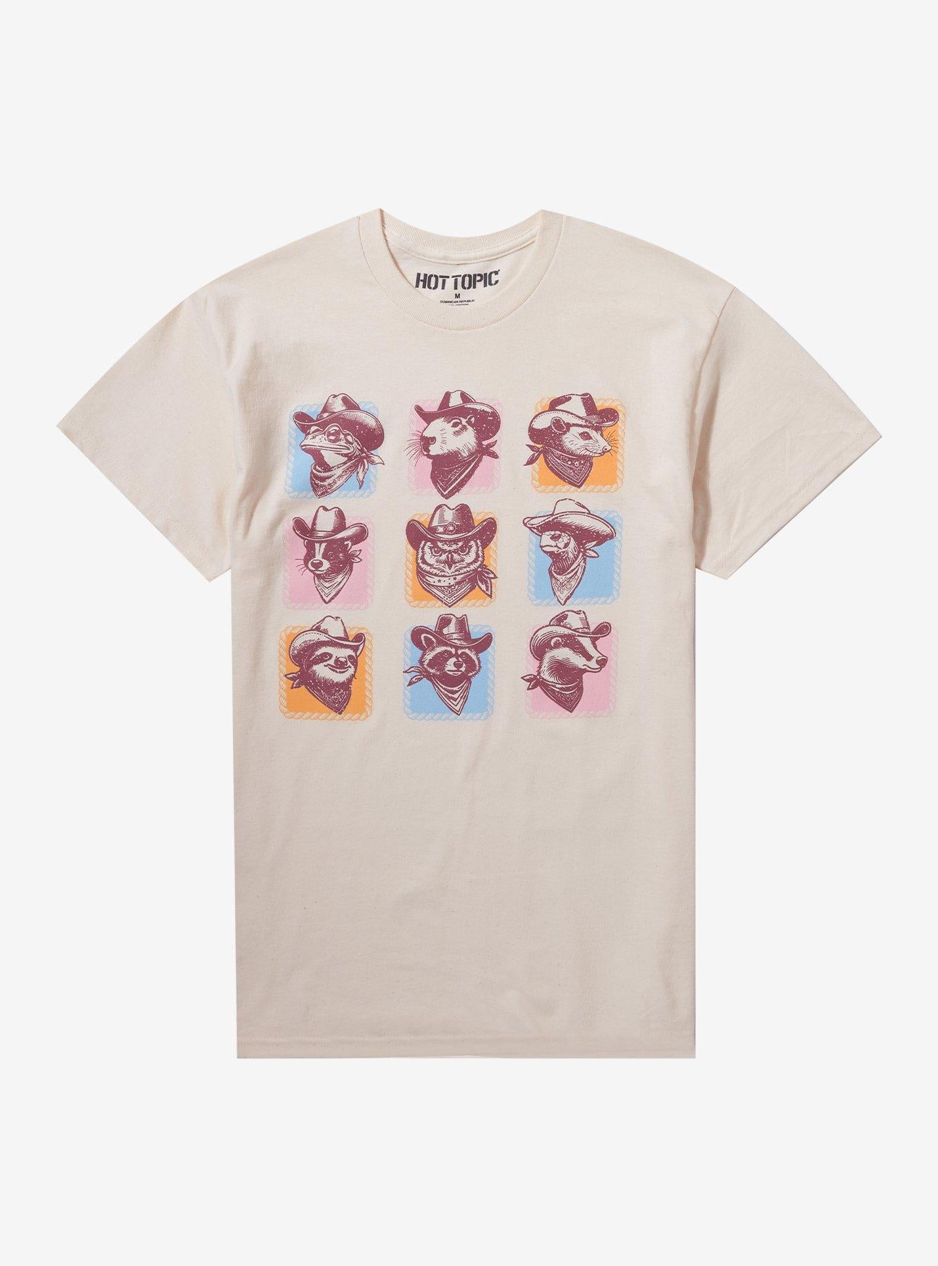 Western Critters Grid T-Shirt | Trending Graphic Tee For Fans