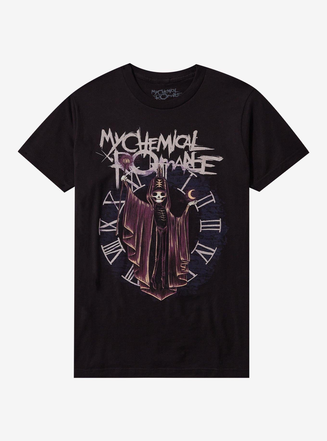 My Chemical Romance Pepe Clock Boyfriend Fit Girls T-Shirt | Trending Graphic Tee For Fans