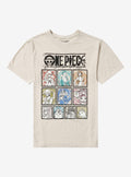 One Piece Straw Hat Crew Tonal Grid Girls T-Shirt | Trending Graphic Tee For Fans