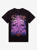 Slayer Screaming Skeletons Boyfriend Fit Girls T-Shirt | Trending Graphic Tee For Fans