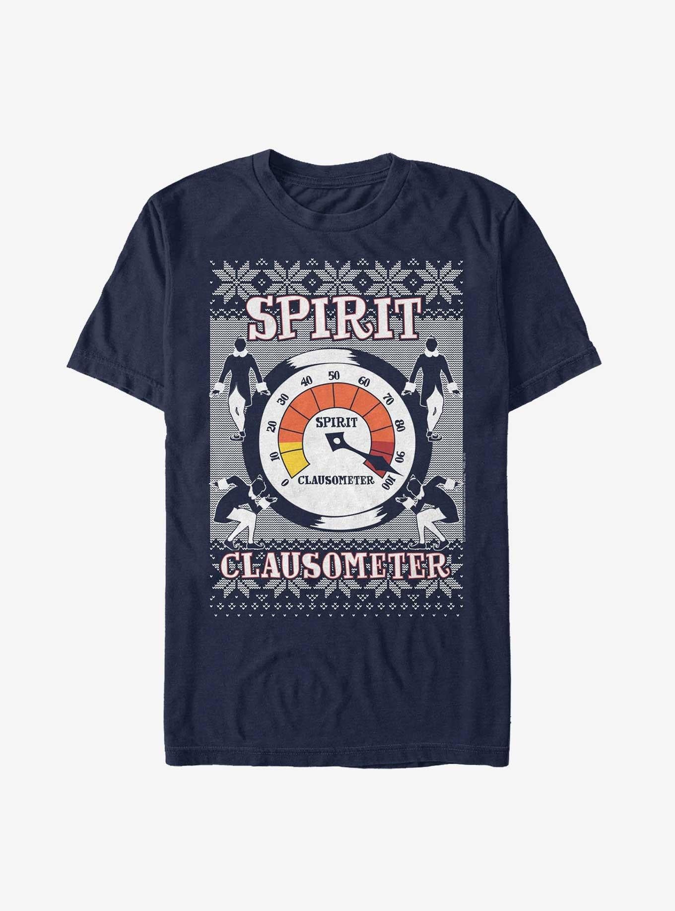 Elf Spirit Clausometer T-Shirt | Trending Graphic Tee For Fans