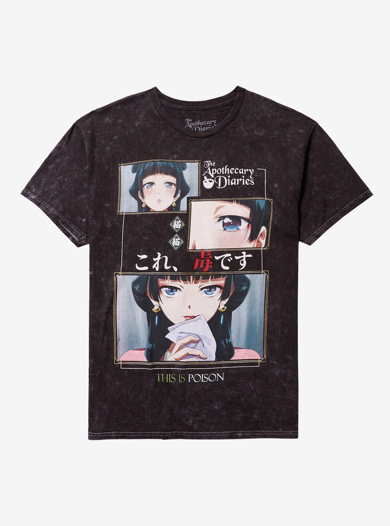 The Apothecary Diaries Maomao Poison Dark Wash T-Shirt | Trending Graphic Tee For Fans