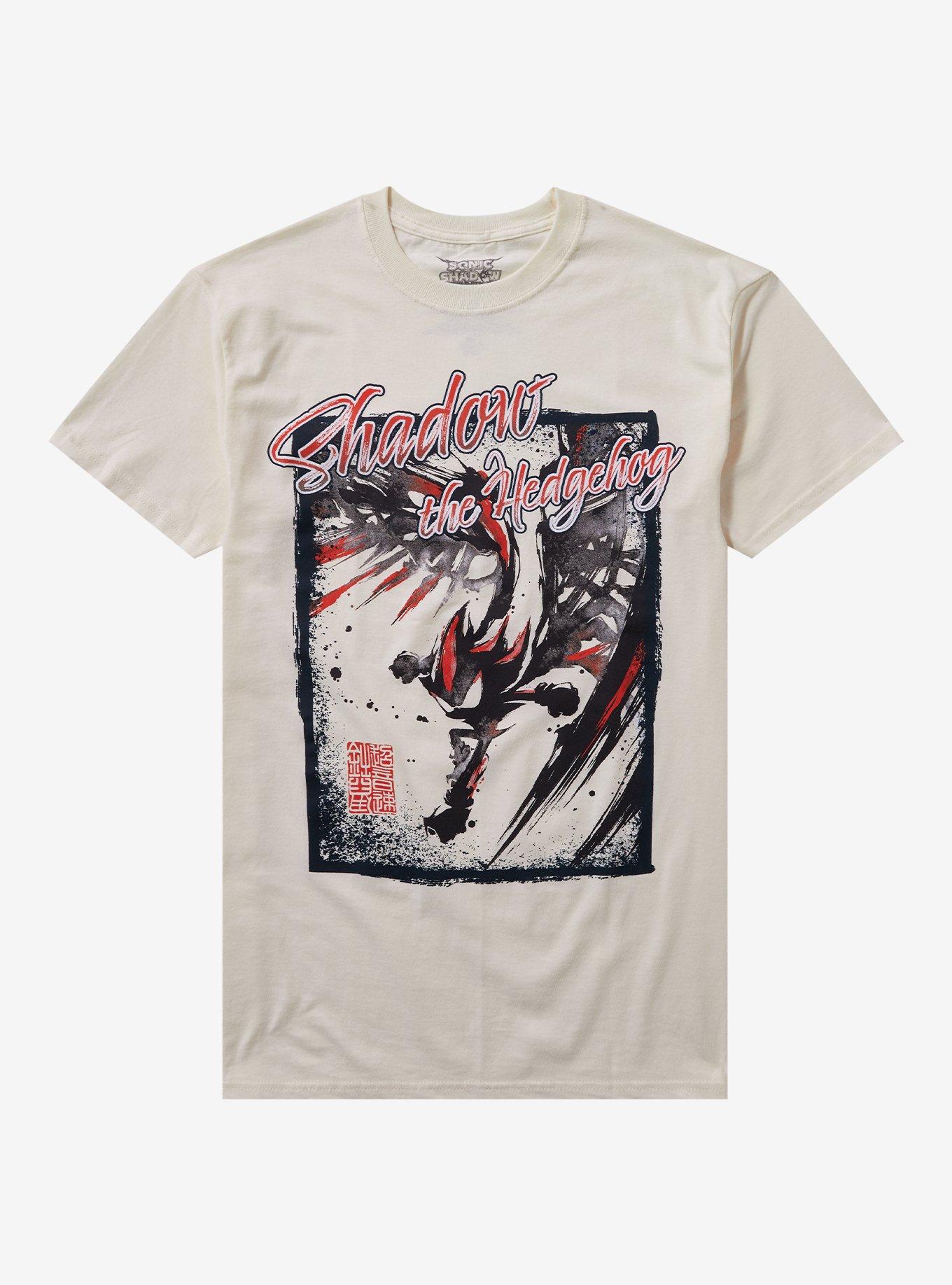 Sonic The Hedgehog Shadow Watercolor T-Shirt | Trending Graphic Tee For Fans