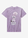 Esther Bunny Crying Purple Wash T-Shirt | Trending Graphic Tee For Fans