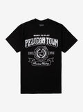 Stardew Valley Pelican Town Varsity T-Shirt | Trending Graphic Tee For Fans