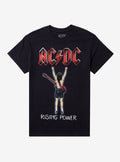 AC DC Rising Power Boyfriend Fit Girls T-Shirt | Trending Graphic Tee For Fans