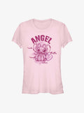 Disney Lilo & Stitch Angel Small Fluffy Cute Alien Girls T-Shirt | Trending Graphic Tee For Fans