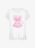 Disney Lilo & Stitch Angel Heart Girls T-Shirt | Trending Graphic Tee For Fans