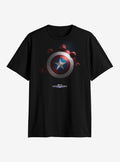 Marvel Captain America Brave New World Red Hulk & Shield T-Shirt | Trending Graphic Tee For Fans
