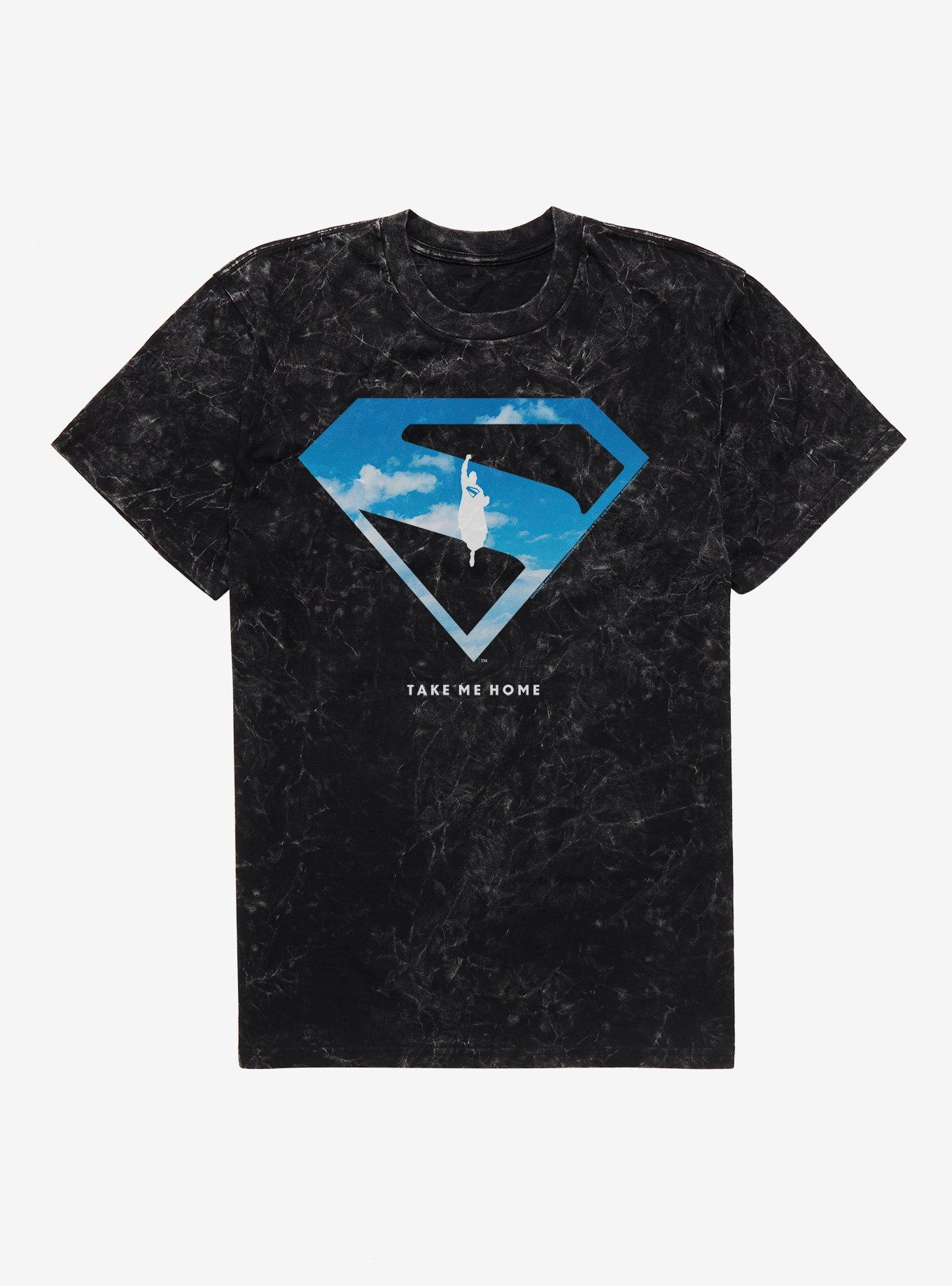 DC Superman Fly Up Mineral Wash T-Shirt | Trending Graphic Tee For Fans