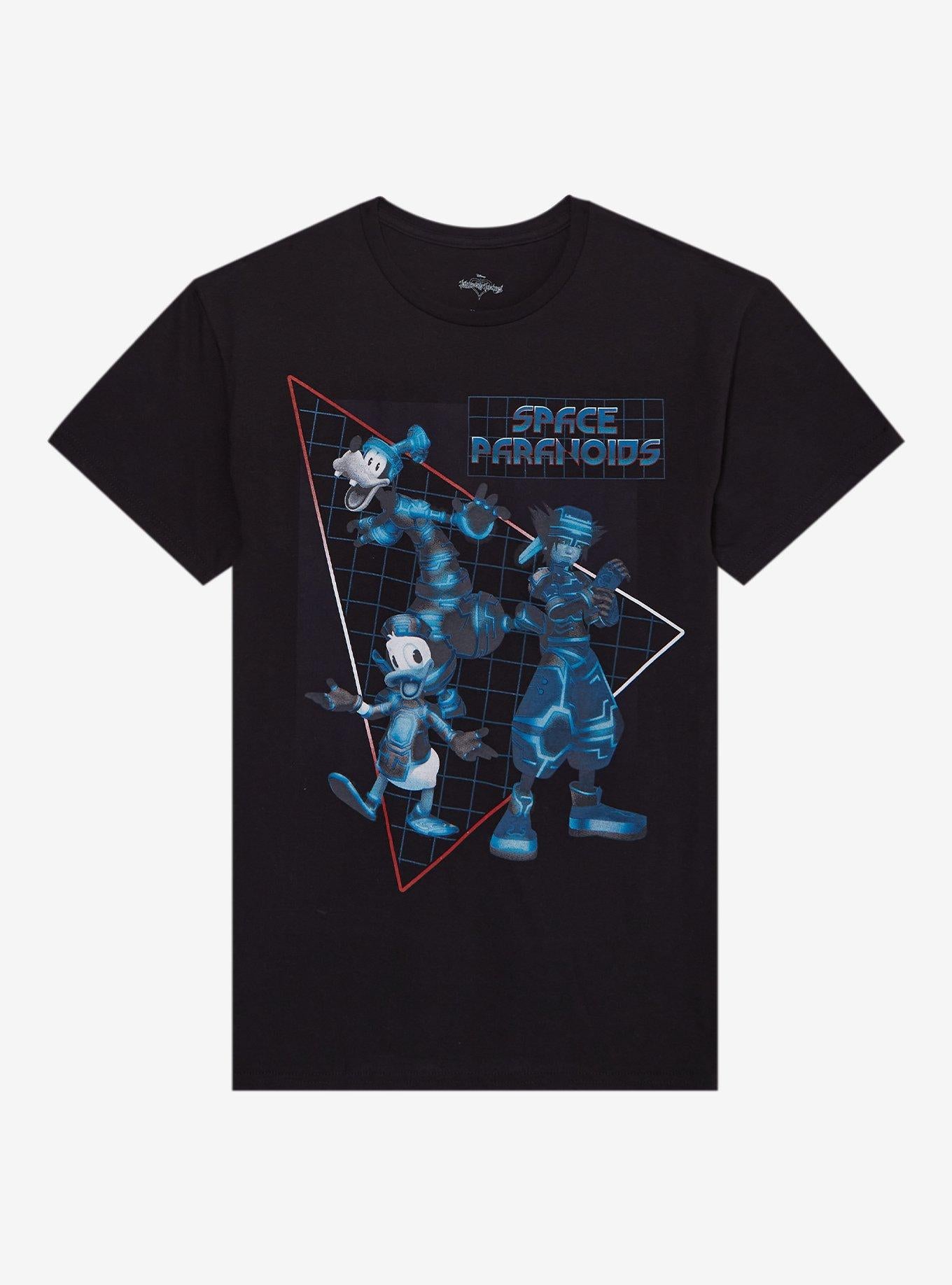 Disney Kingdom Hearts Trio Space Paranoids T-Shirt | Trending Graphic Tee For Fans