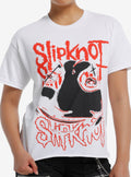 Slipknot Abstract Mask Girls Cutoff T-Shirt | Trending Graphic Tee For Fans