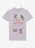 My Little Pony Trio Sticker Design Girls T-Shirt | Trending Graphic Tee For Fans