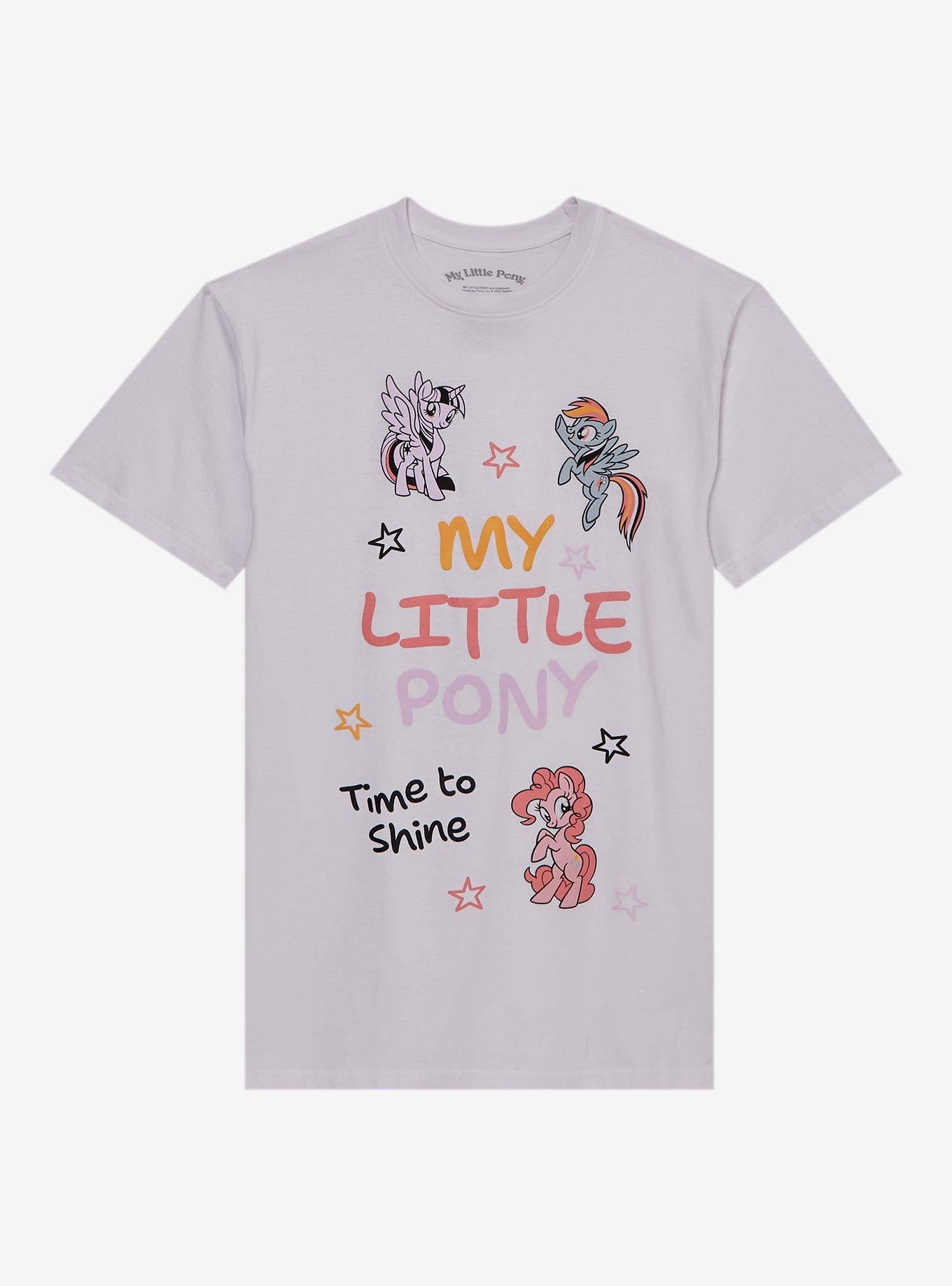 My Little Pony Trio Sticker Design Girls T-Shirt | Trending Graphic Tee For Fans