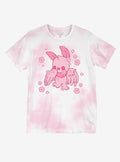 Sakura Bat Tie-Dye Girls By Bright Bat Design T-Shirt | Trending Graphic Tee For Fans