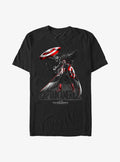 Marvel Captain America Brave New World Brave Pose T-Shirt | Trending Graphic Tee For Fans
