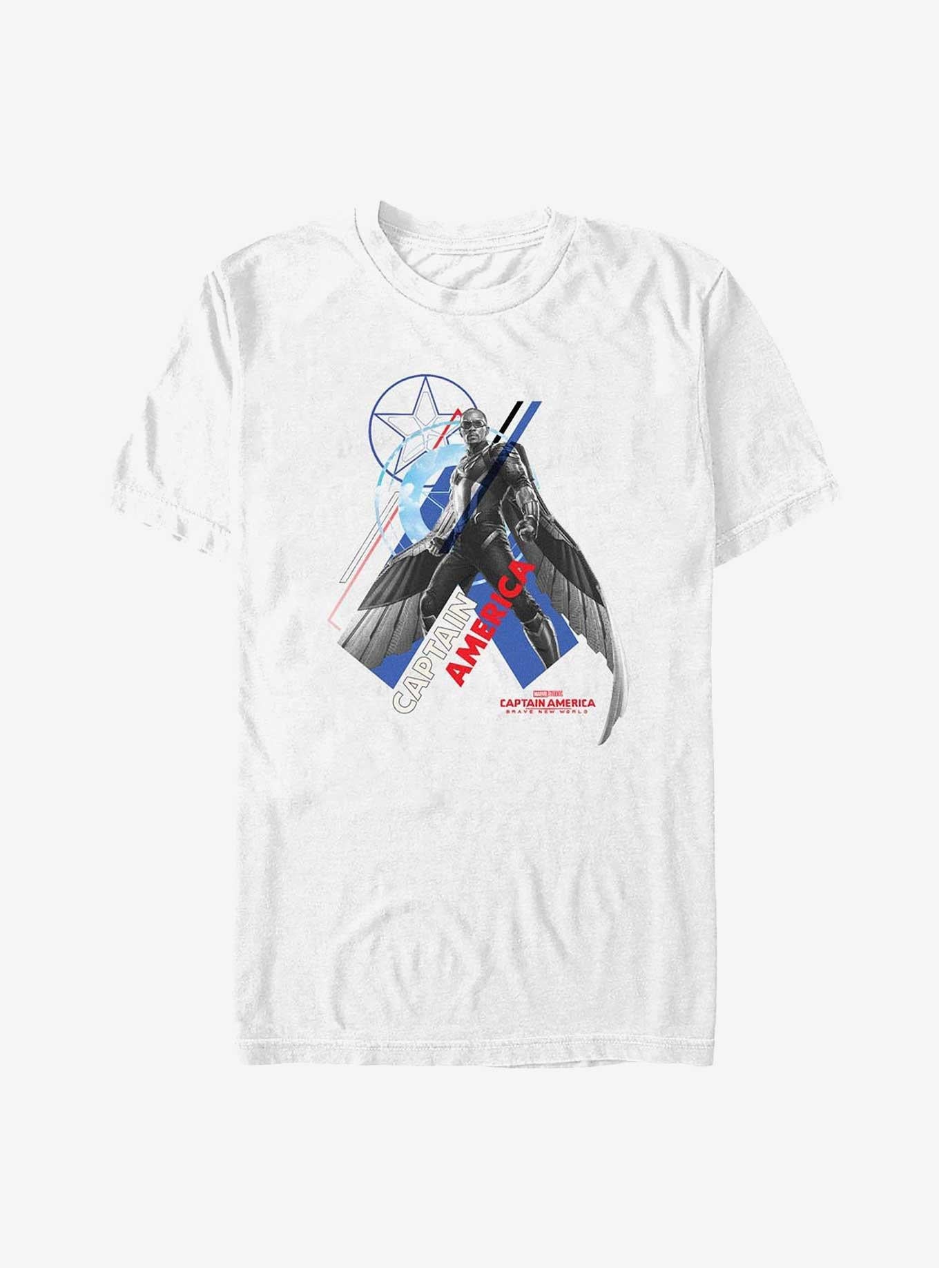 Marvel Captain America Brave New World New Captain America Pose T-Shirt | Trending Graphic Tee For Fans