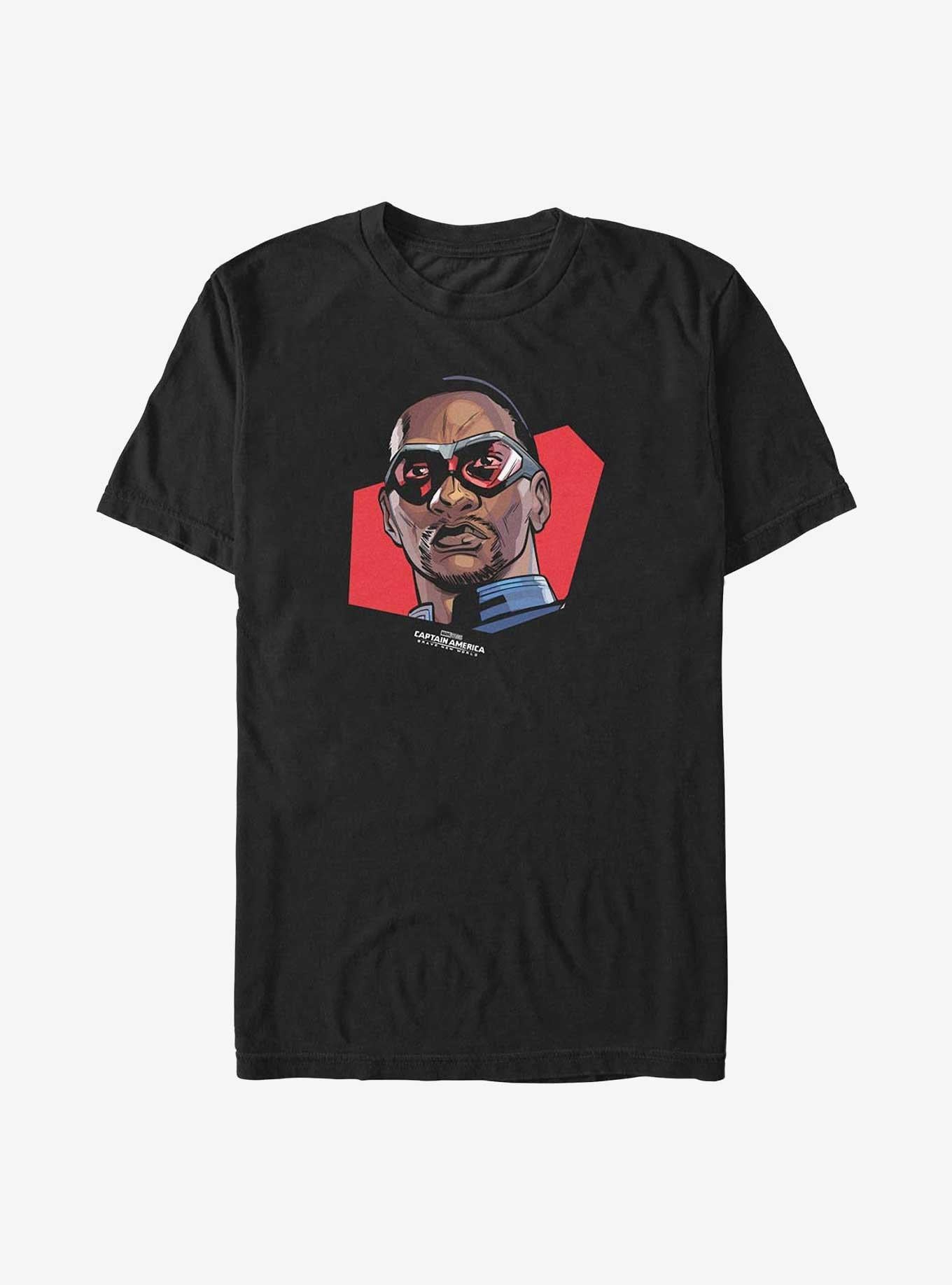 Marvel Captain America Brave New World Glasses Pose T-Shirt | Trending Graphic Tee For Fans