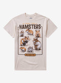 Different Hamster Types By Goodie Two Sleeves T-Shirt | Trending Graphic Tee For Fans