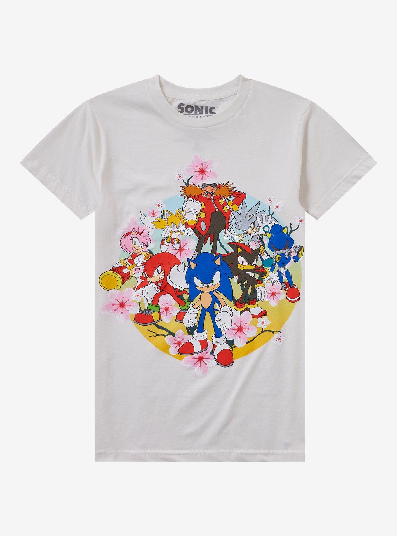 Sonic The Hedgehog Sakura Group T-Shirt | Trending Graphic Tee For Fans