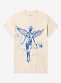 Nirvana Blue In Utero Angel Boyfriend Fit Girls T-Shirt | Trending Graphic Tee For Fans