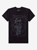 Metallica One Faux Faded T-Shirt | Trending Graphic Tee For Fans