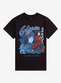 Demon Slayer Kimetsu No Yaiba Giyu Tomioka Checkered Girls T-Shirt | Trending Graphic Tee For Fans