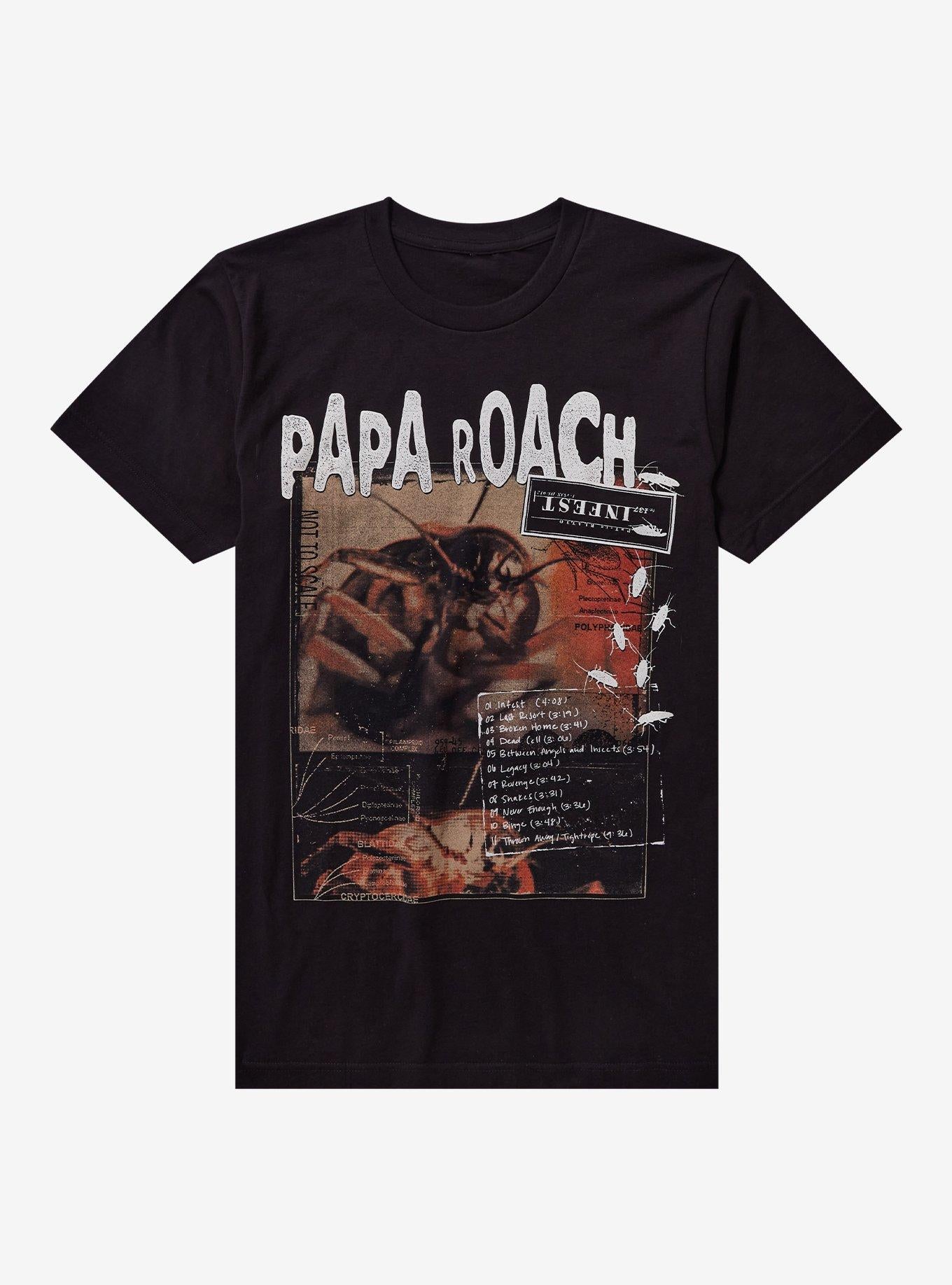 Papa Roach Infest Tracklist T-Shirt | Trending Graphic Tee For Fans