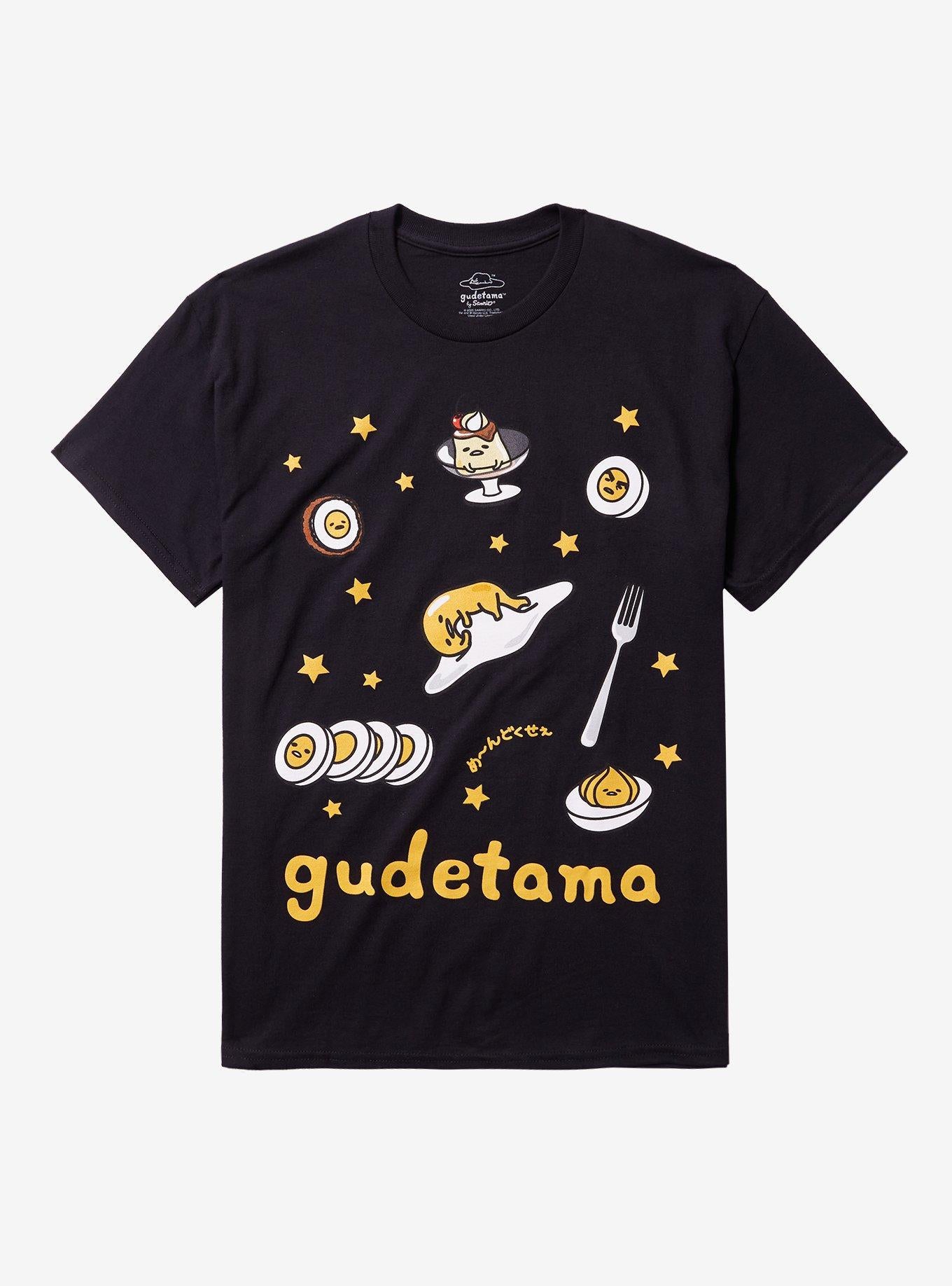 Gudetama Eggs Stars T-Shirt | Trending Graphic Tee For Fans