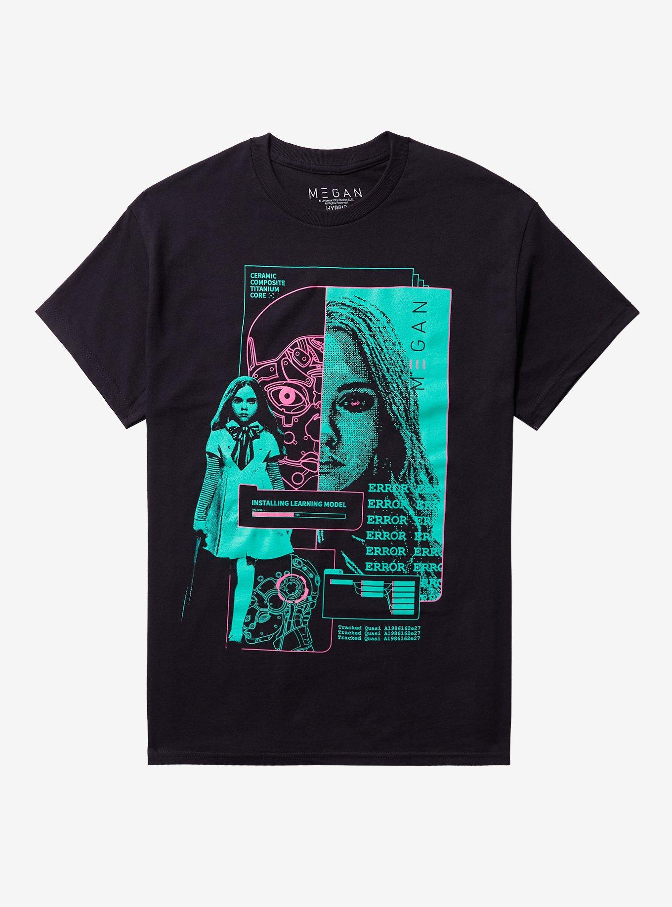 M3GAN Error Message T-Shirt | Trending Graphic Tee For Fans
