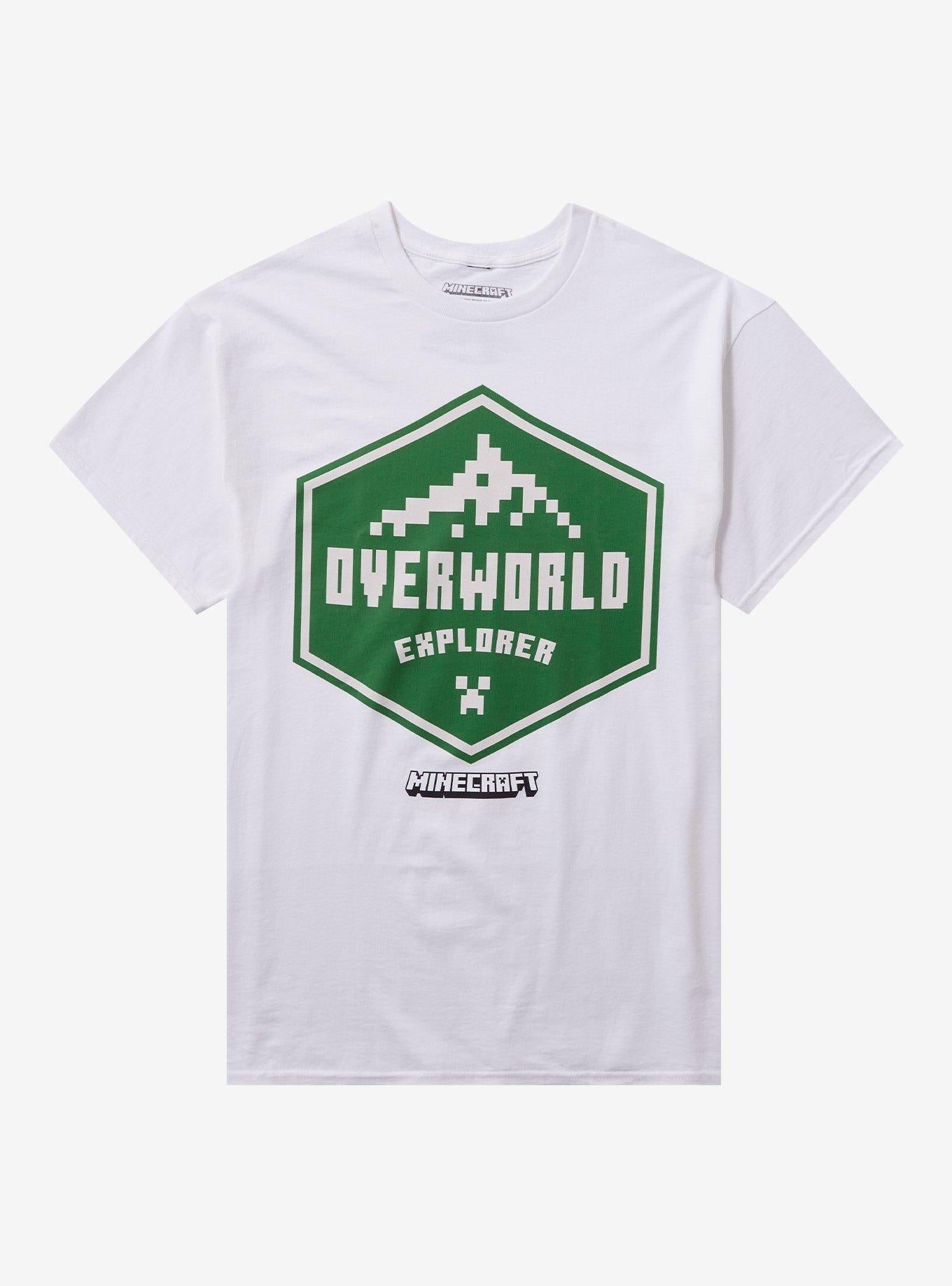 Minecraft Overworld Explorer T-Shirt | Trending Graphic Tee For Fans