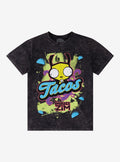 Invader Zim GIR Tacos Mineral Wash T-Shirt | Trending Graphic Tee For Fans