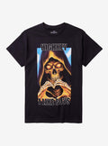 Skeleton Reaper I Like Boys By Goodie Two Sleeves T-Shirt | Trending Graphic Tee For Fans