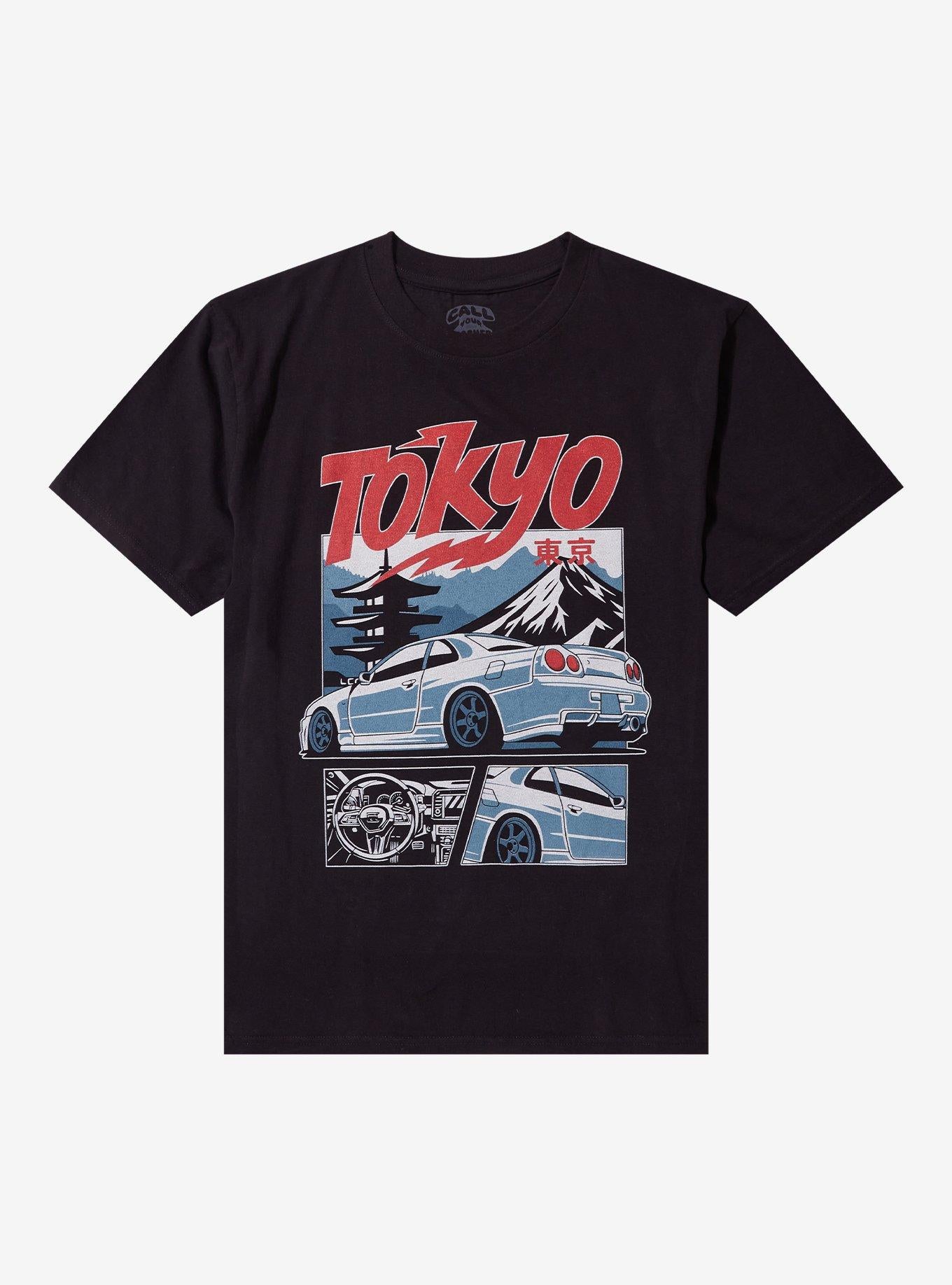 Tokyo Race Car Auto By Call Your Mother T-Shirt | Trending Graphic Tee For Fans